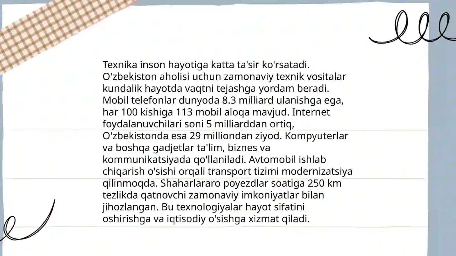 Texnikaning afzalliklari va kamchiliklari 4