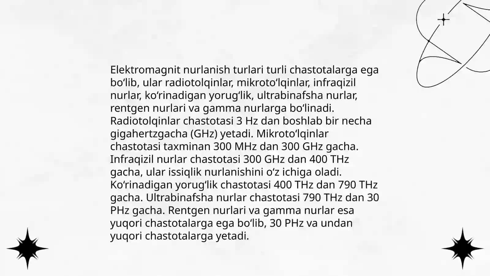 Nurlanish nazariyasi. Muhitda elektromagnit maydon 4