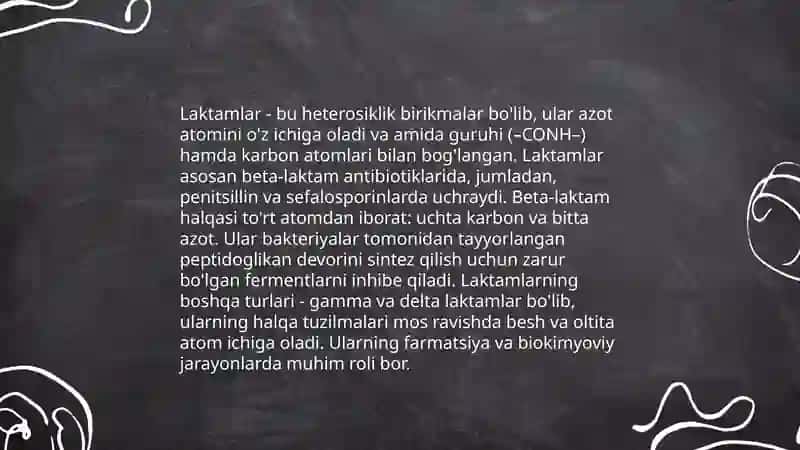 Laktonlar va laktamlar 4
