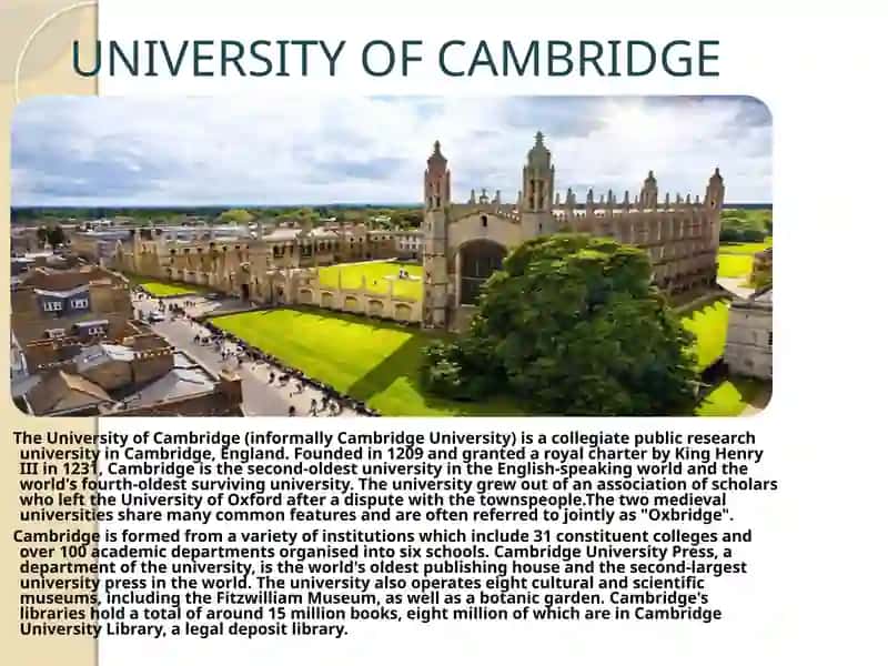 Famous Universities of the world 4