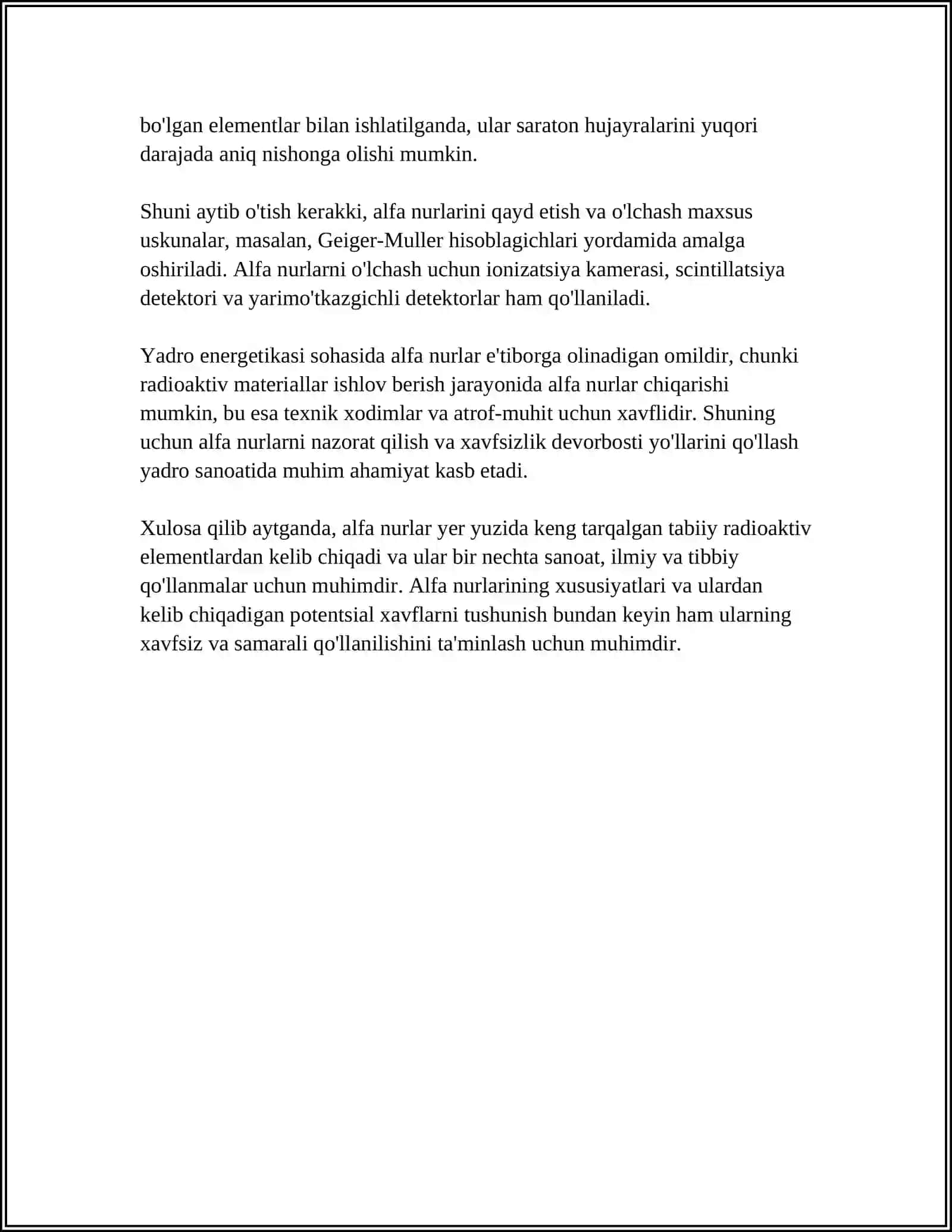 ALFA VA BETTA NURLAR VA ULARNING BIOLOGIK TA'SIRLARI 4