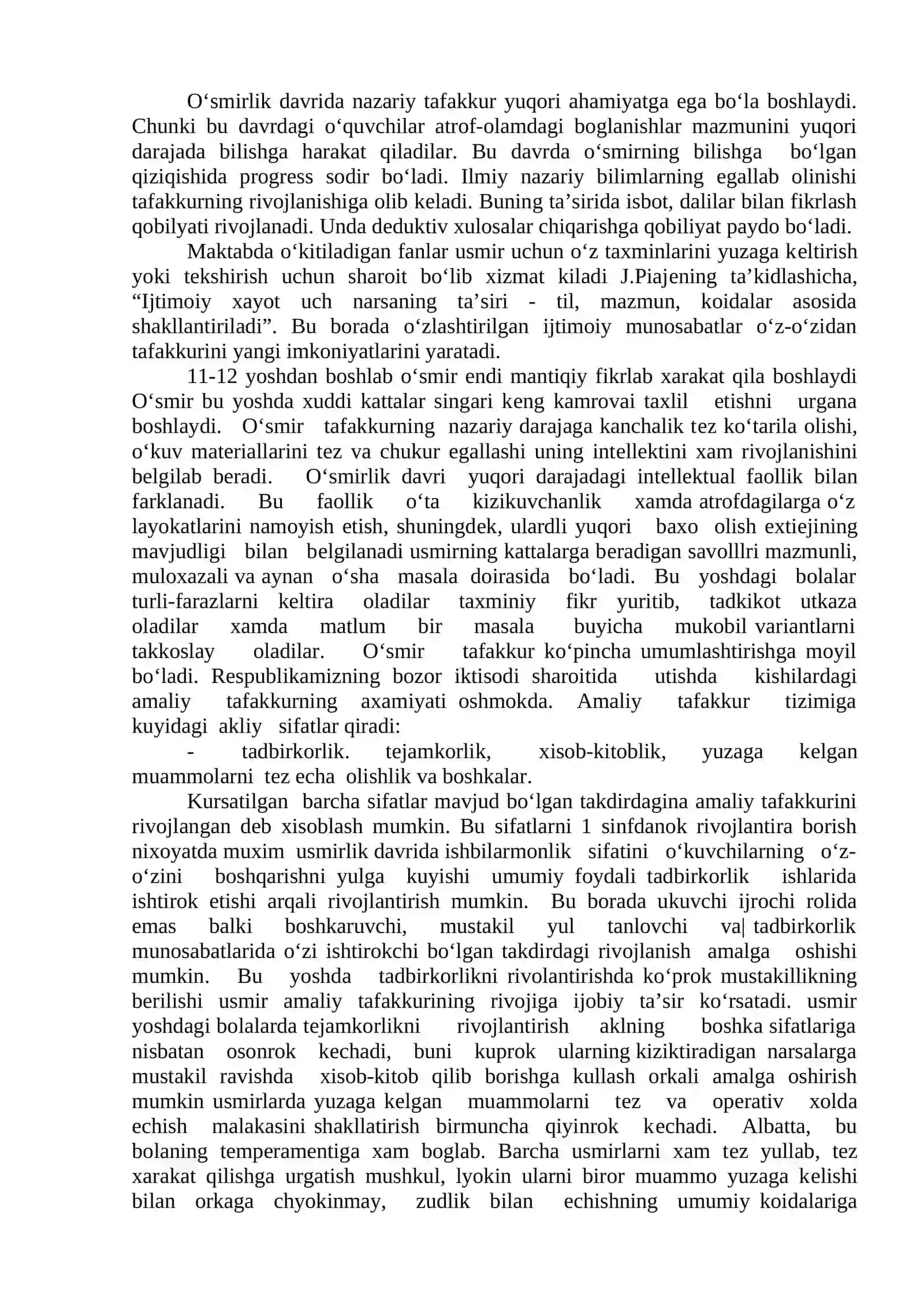 O‘smirlik davrida psixik rivojlanish xususiyatlari 4