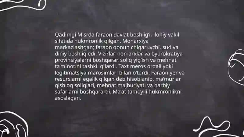 Qadimgi Misr madaniyati 4