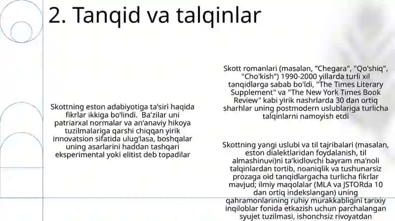 V.Skott asarlari tahlili 4