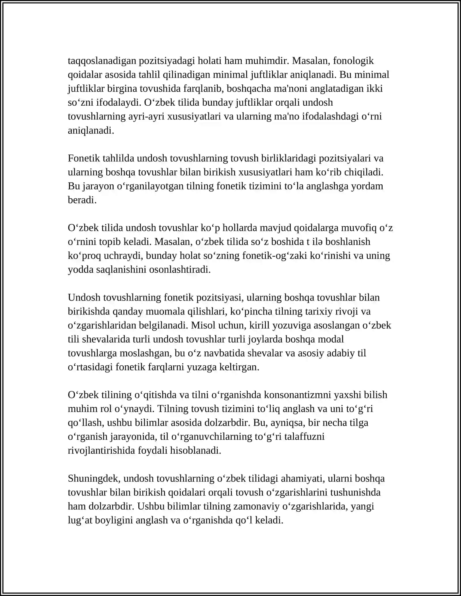 ONA TILINING KONSANANTIZMI 4