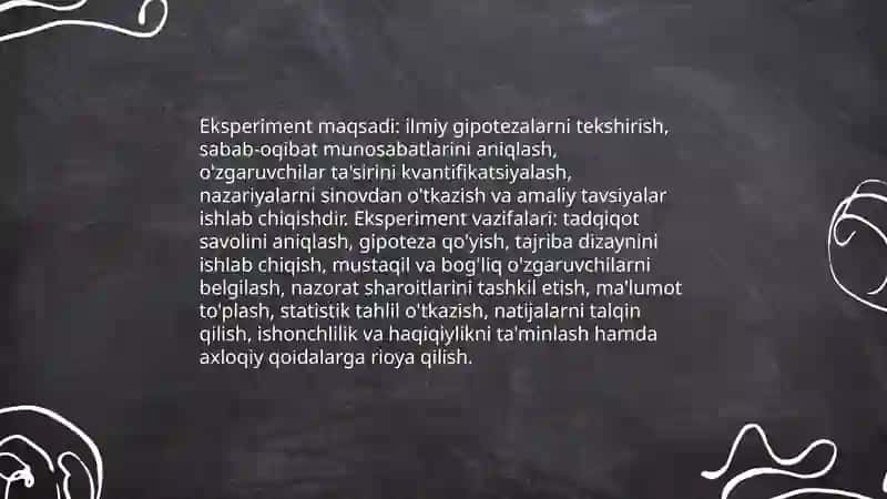 Eksperiment metodi 4