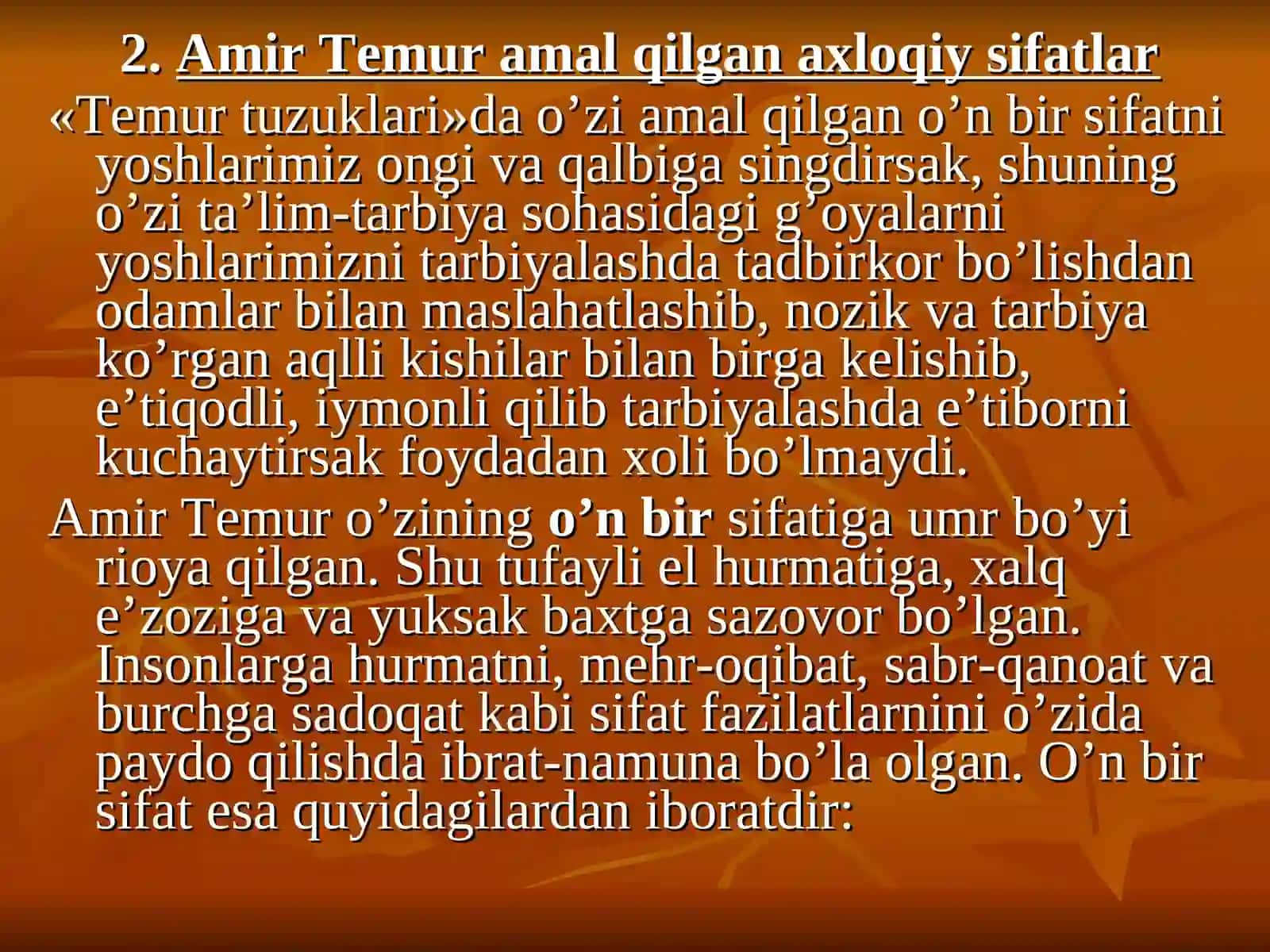 Temuriylar davrida ta’lim-tarbiya masalasi 4