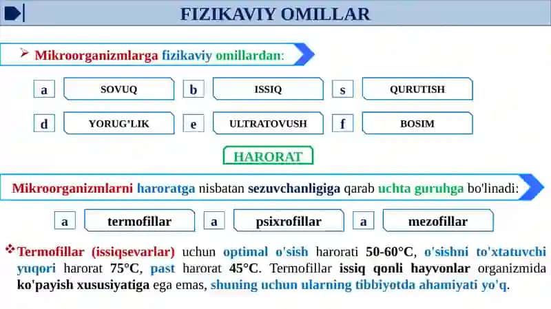 TASHQI MUHIT OMILLARINI MIKROORGANIZMLARGA TA’SIRI 4