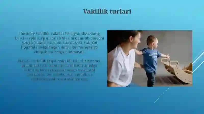 Vakillik va Ishonchnoma 4