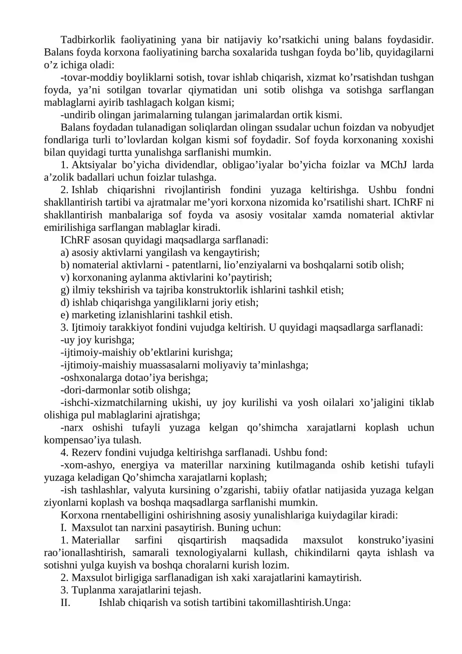 Tadbirkorlik faoliyatini tahlil etish 4