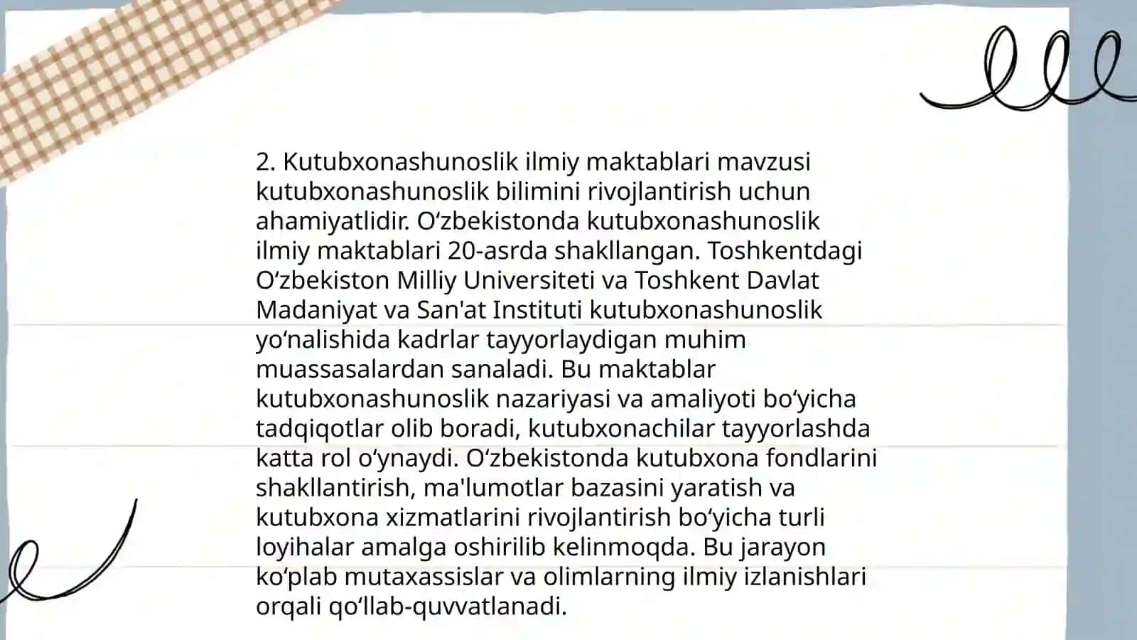 Kutubxonashunoslik fanining metodologiyasi 4