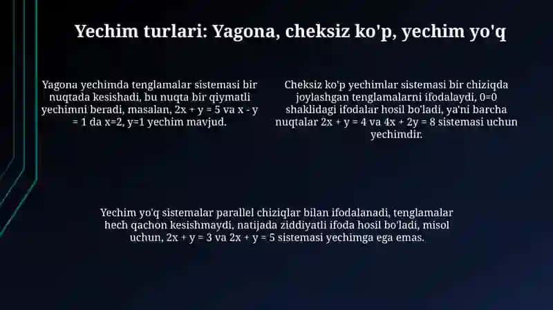 Chiziqli tenglamalar sistemasi 4