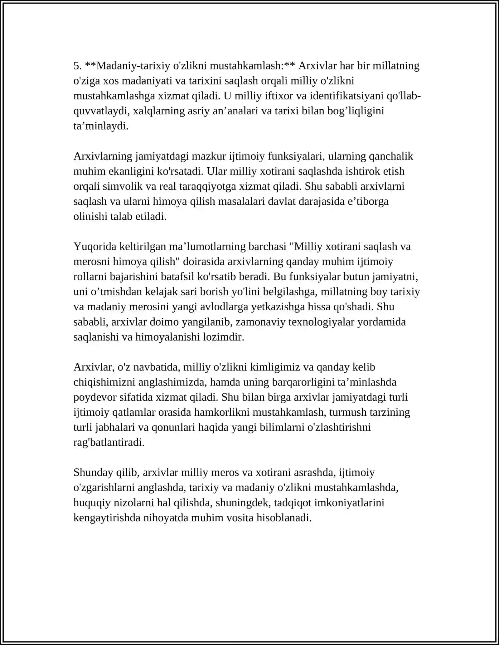 ARXIVLARNING IJTIMOIY FUNKSYALARI 4