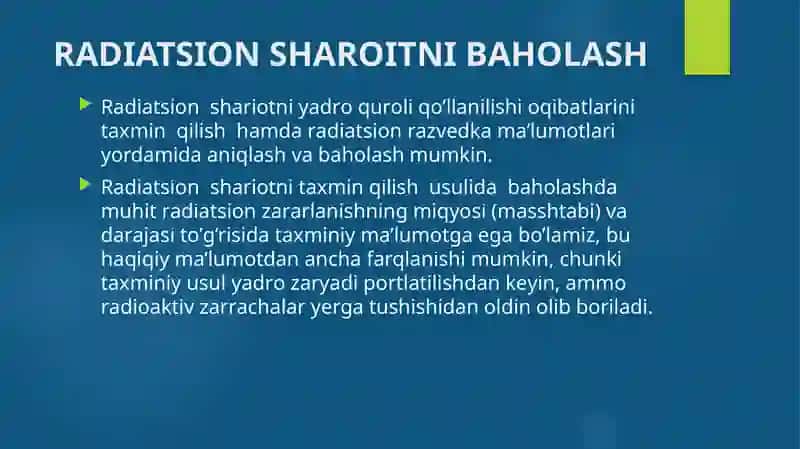 Radioaktiv zararlanish manbalari 4