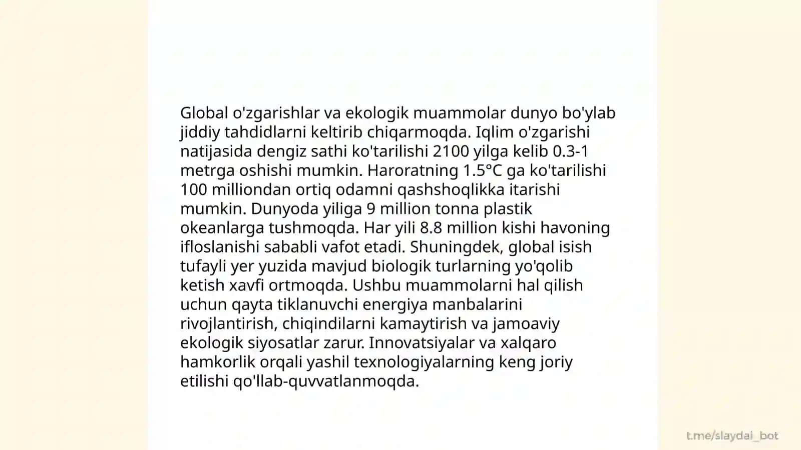 Butun Jahon Oziq-ovqat kuni 4