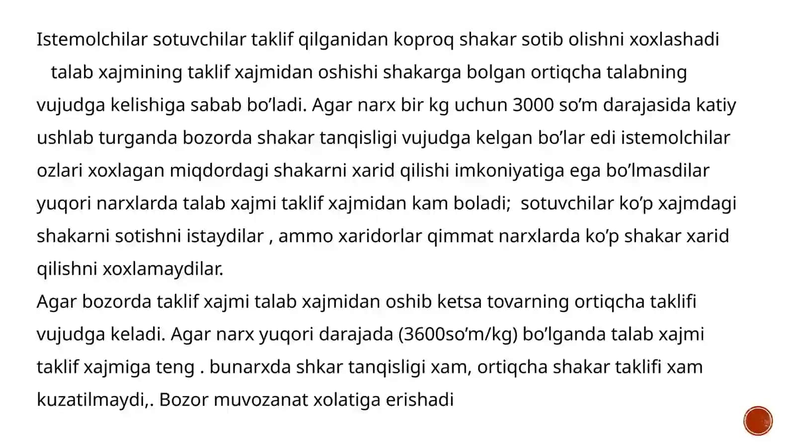 talab va taklif oʻzaro taʼsiri 4