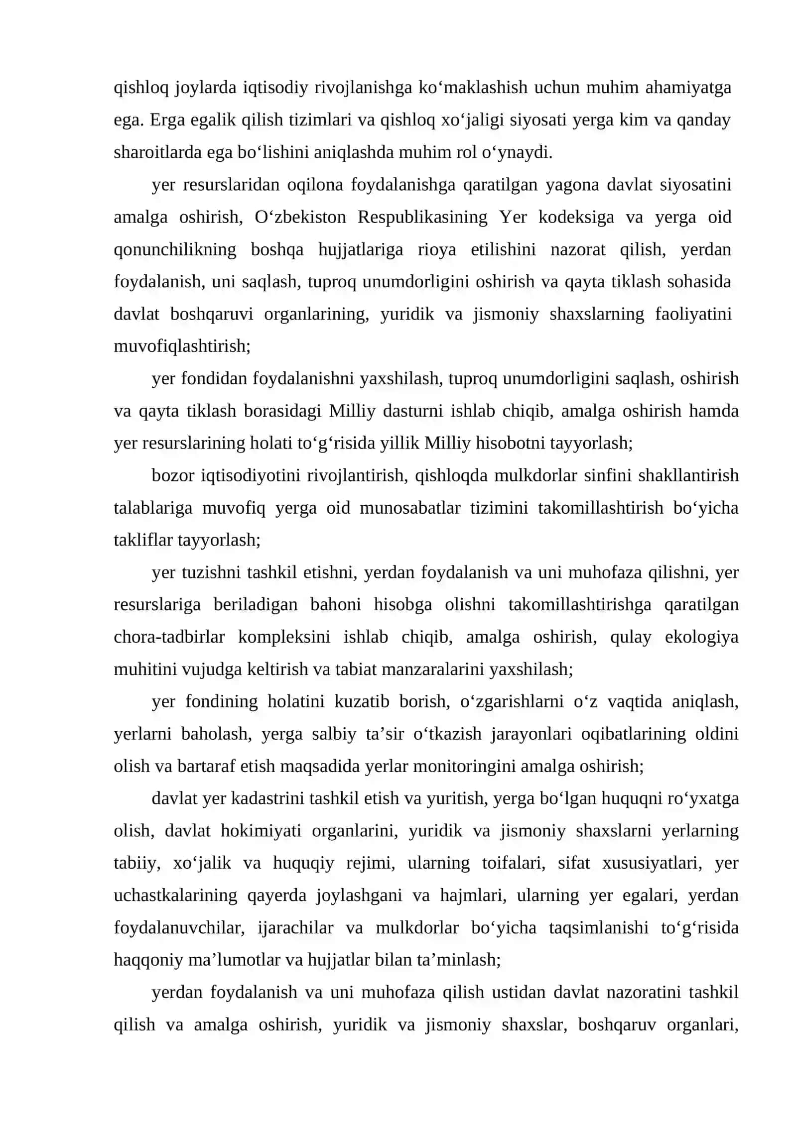 O‘zbekiston yer resurslaridan foydalanish 4