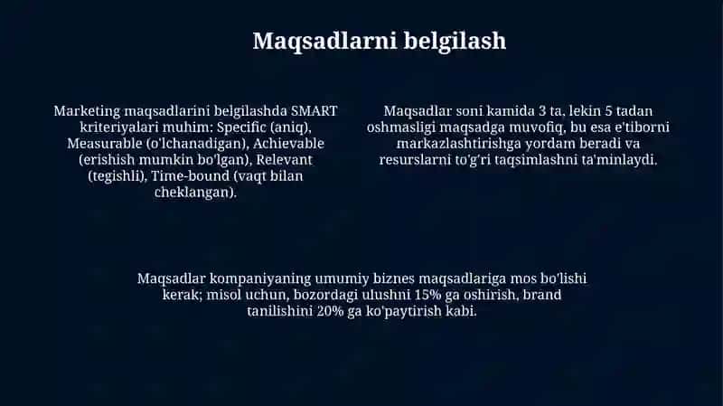 Marketing jarayoni 4