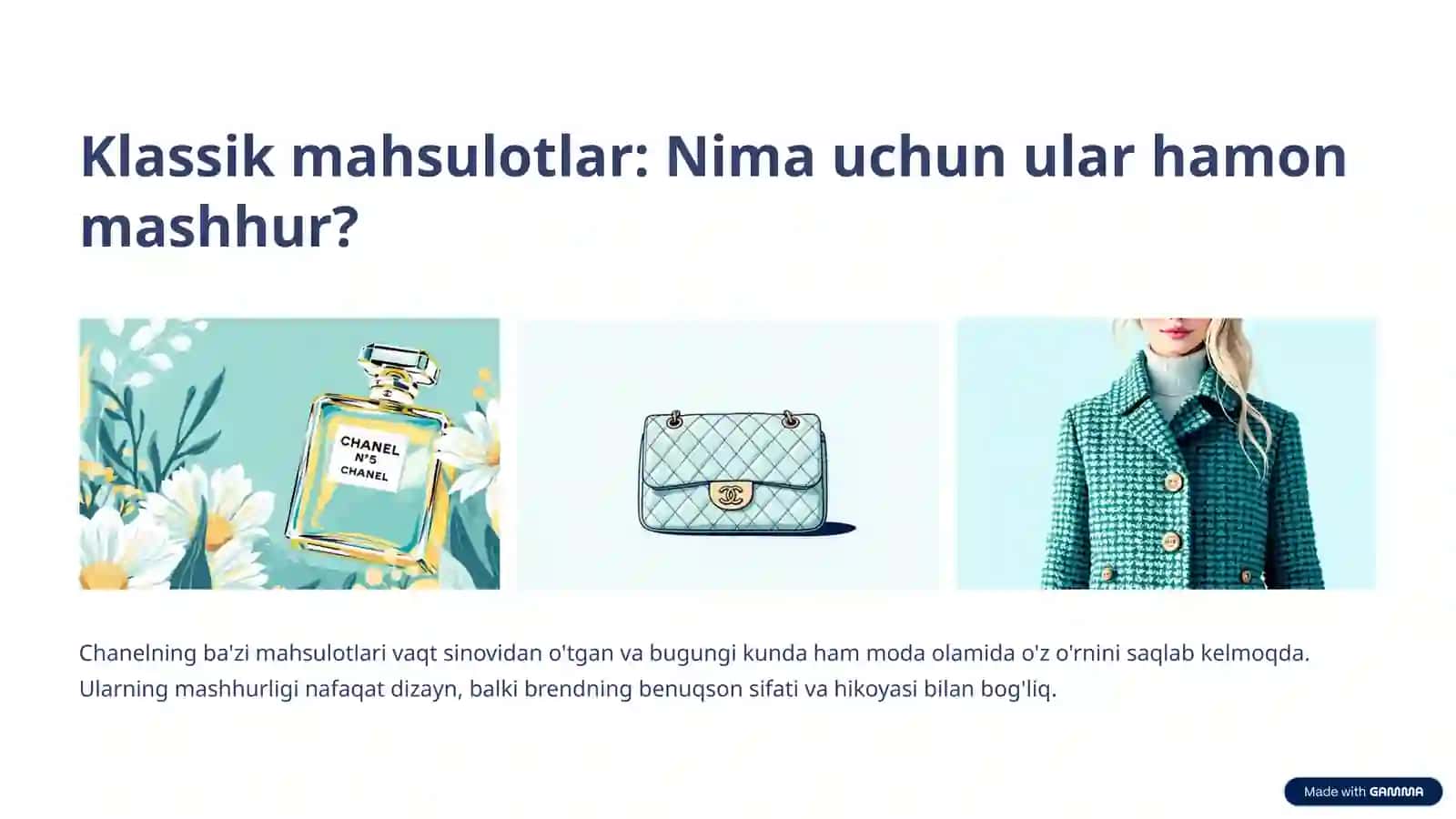 Chanel brendi: Elegans va innovatsiya merosi 4