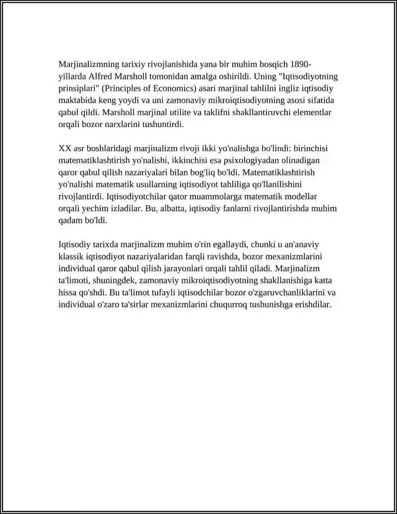 MARJINALIZM TA'LIMOTI VA UNING IQTISODIY MAZMUNI 4