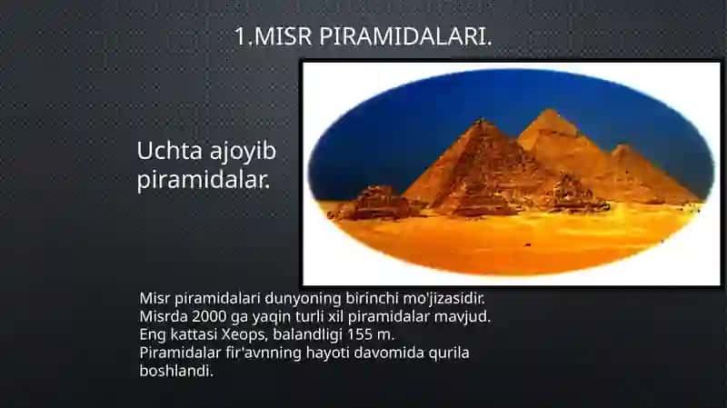 Qadimgi Misr Piramidalari 4