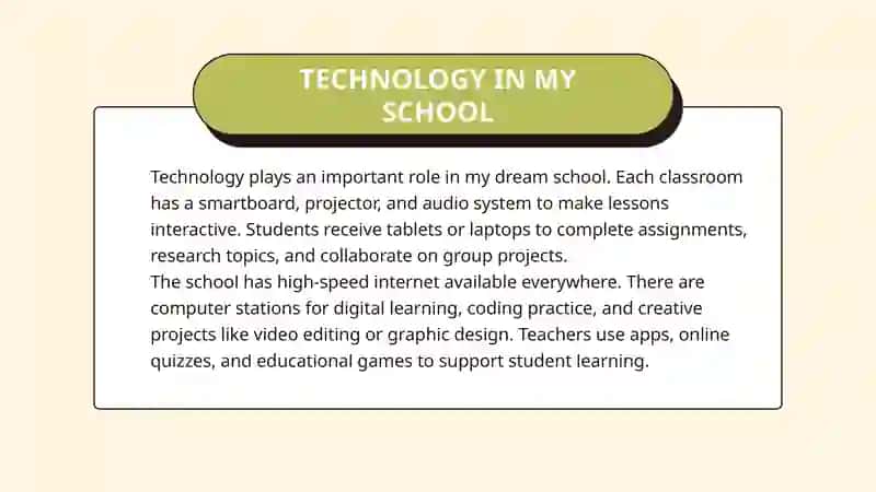 My dream school 4
