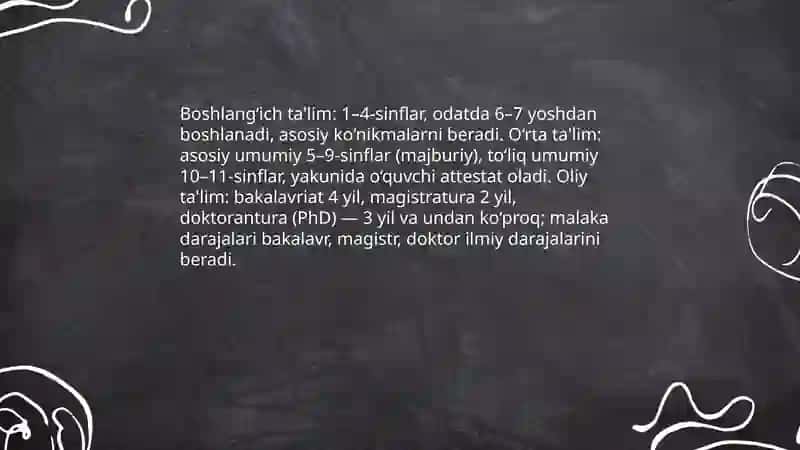 Ta'lim to'g'risidagi qonuni 4
