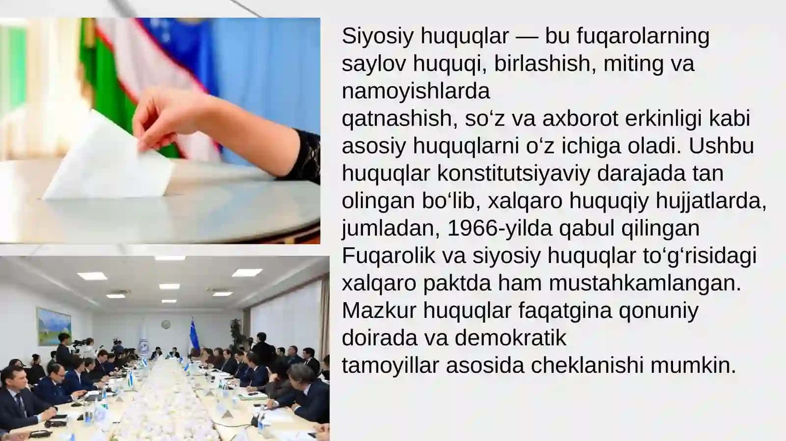 Siyosiy huquqlar 4