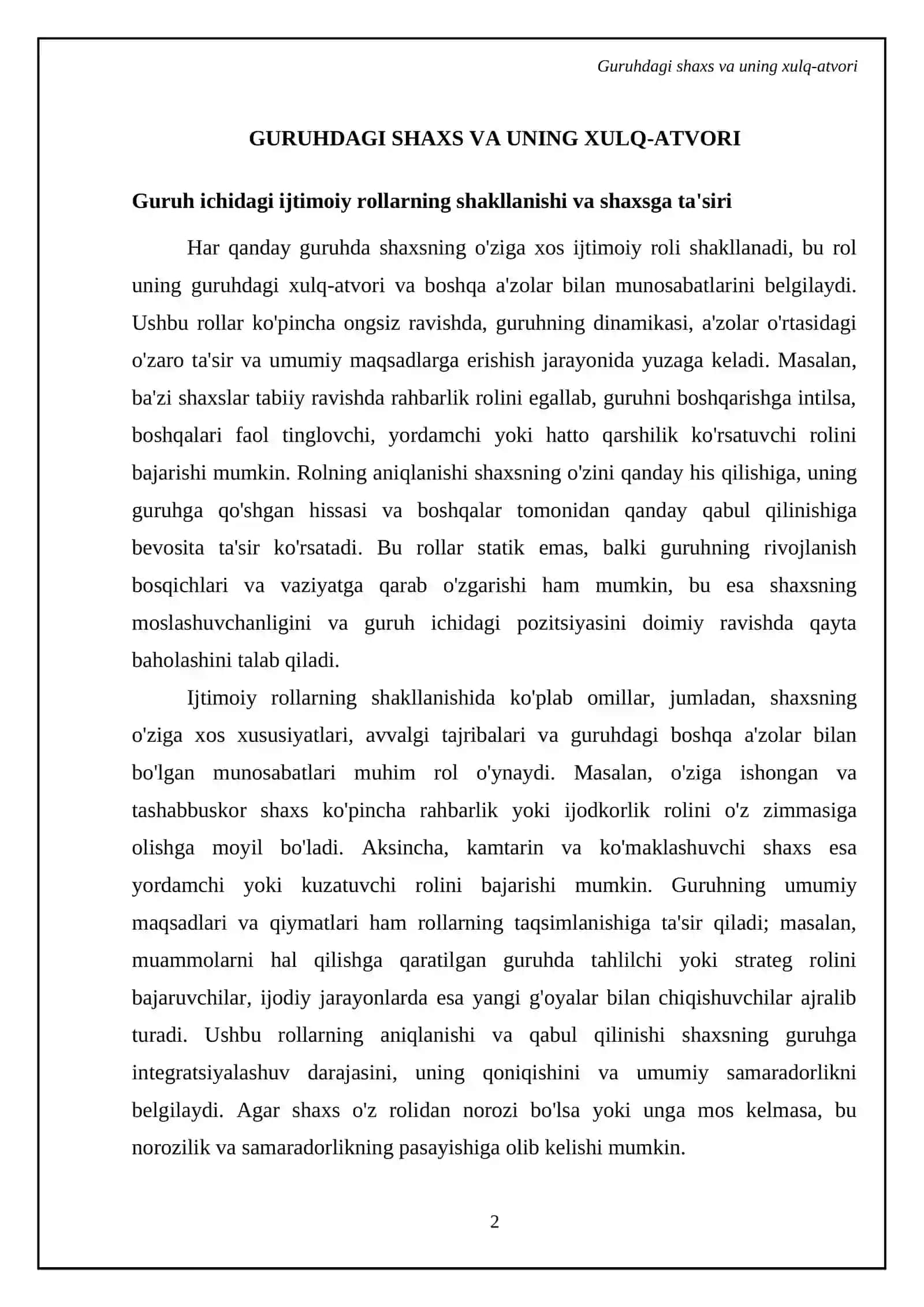 Guruhlarlar psixologiyasi 4