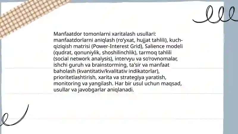 Manfaatdor tomonlar 4
