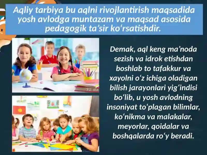 Aqliy tarbiya va ta’lim 4