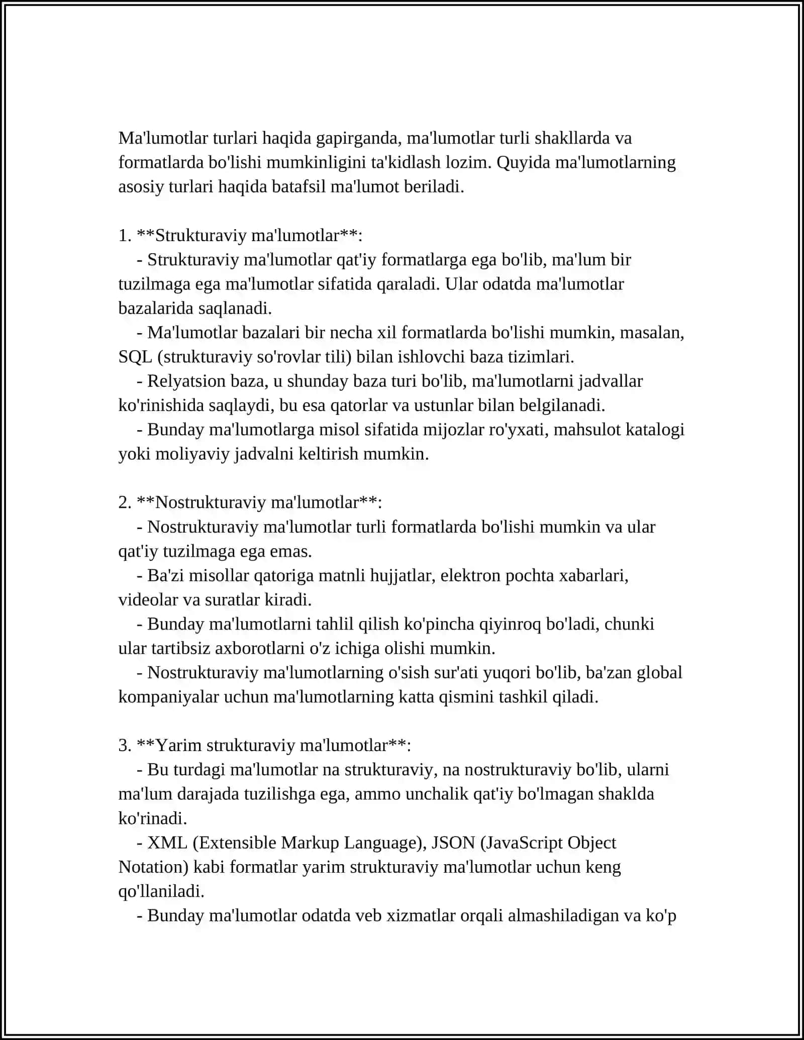 STATISTIKA FANIGA KIRISH 4