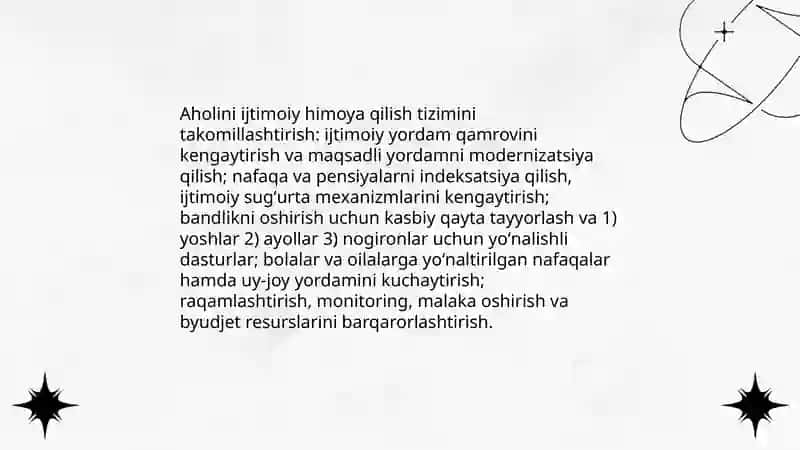 Mustaqil O'zbekiston kuchli ijtimoiy siyosat konsepsiyasi 4