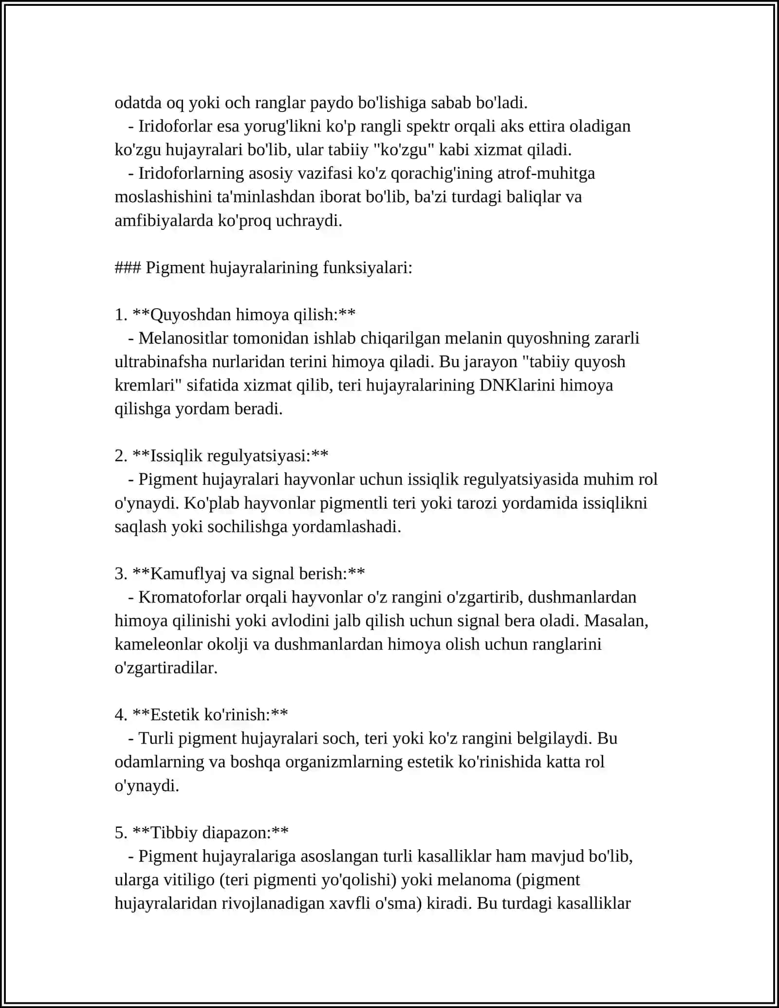 PIGMENT YOGʻ VA REDIKULYAR TOQIMALAR 4