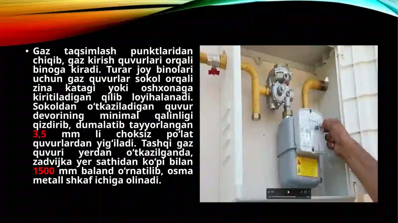 Yerostigazquvurlarining tuzilishi va ularni o'tkazish usullari 4
