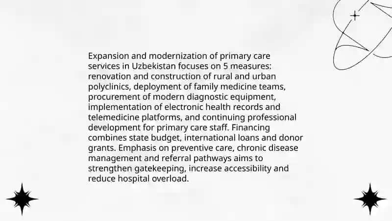 Medicine: reforms, innovations, new medicines and equipment in the medical field of Uzbekistan 4