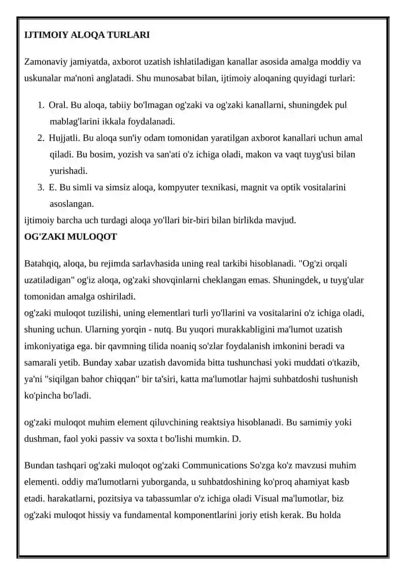 Aloqa Kanallari 4