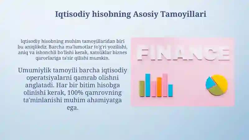 Iqtisodiy hisob: Ta'rif va Maqsadlar 4