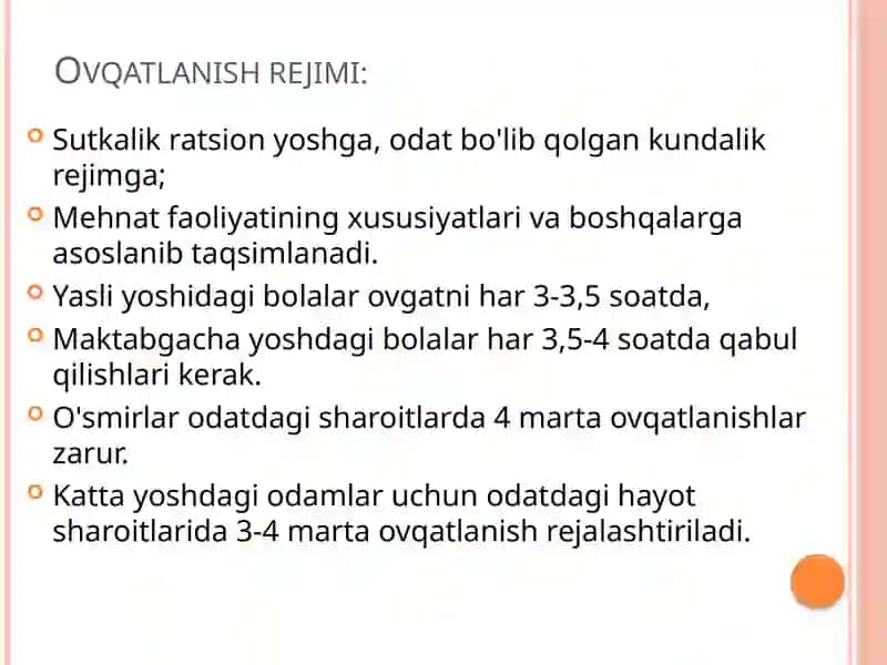 Ovqatlanish gigiyenasi 4