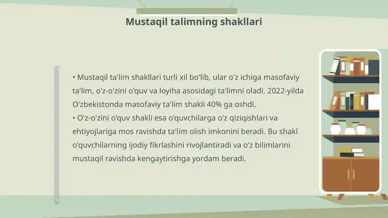 Mustaqil talim va uni tashkil etish shakllari 4
