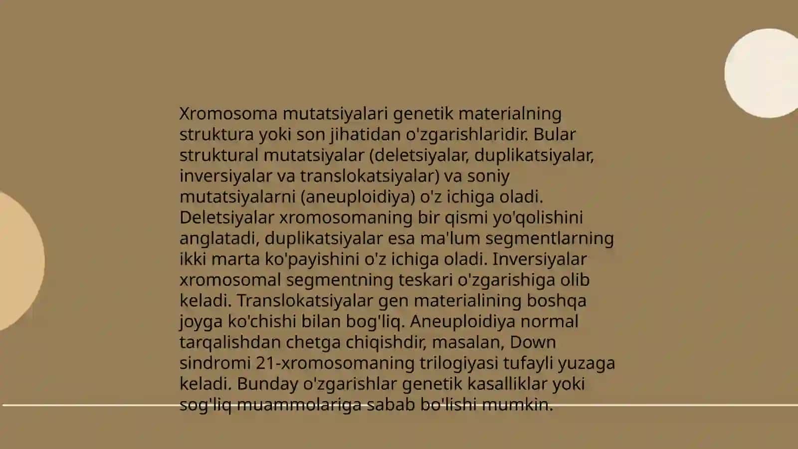 Sitogenetik va populyatsion statistik usul 4