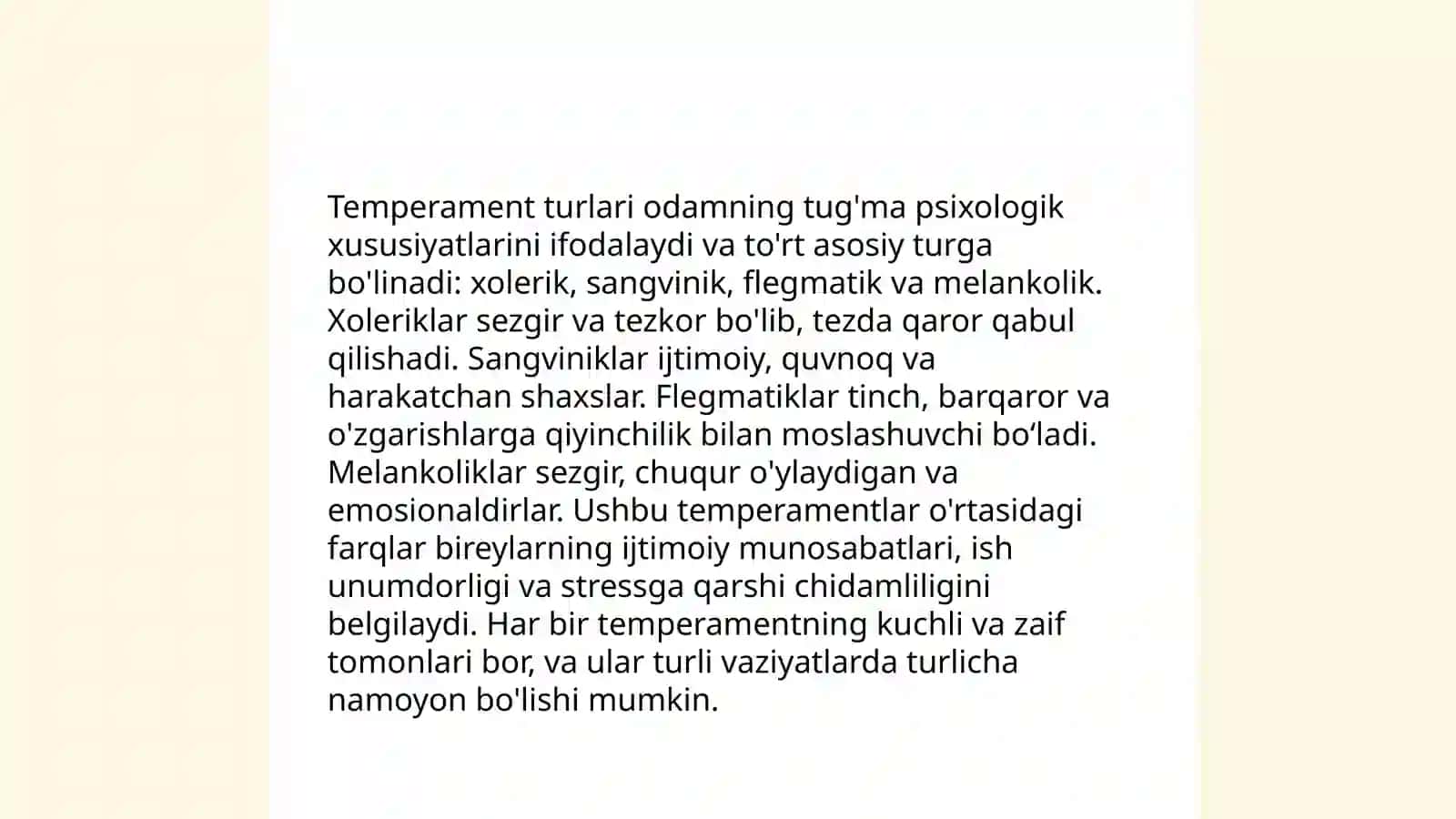 Temperament: Psixobiologik Asoslari 4