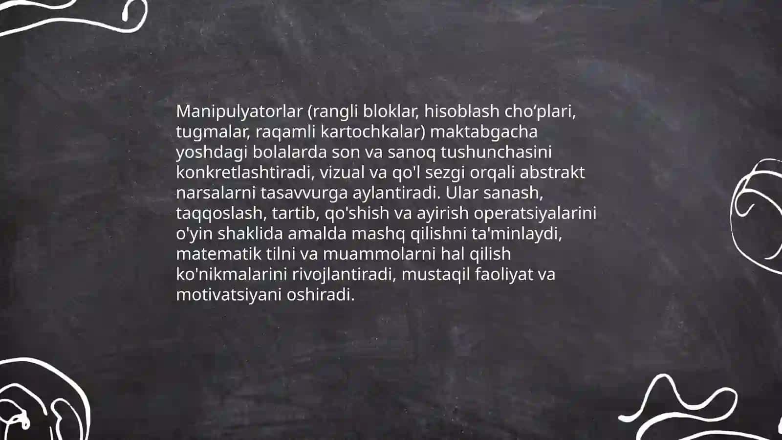 Matematika mashgʻulotlarida koʻrgazmali materiallar 4