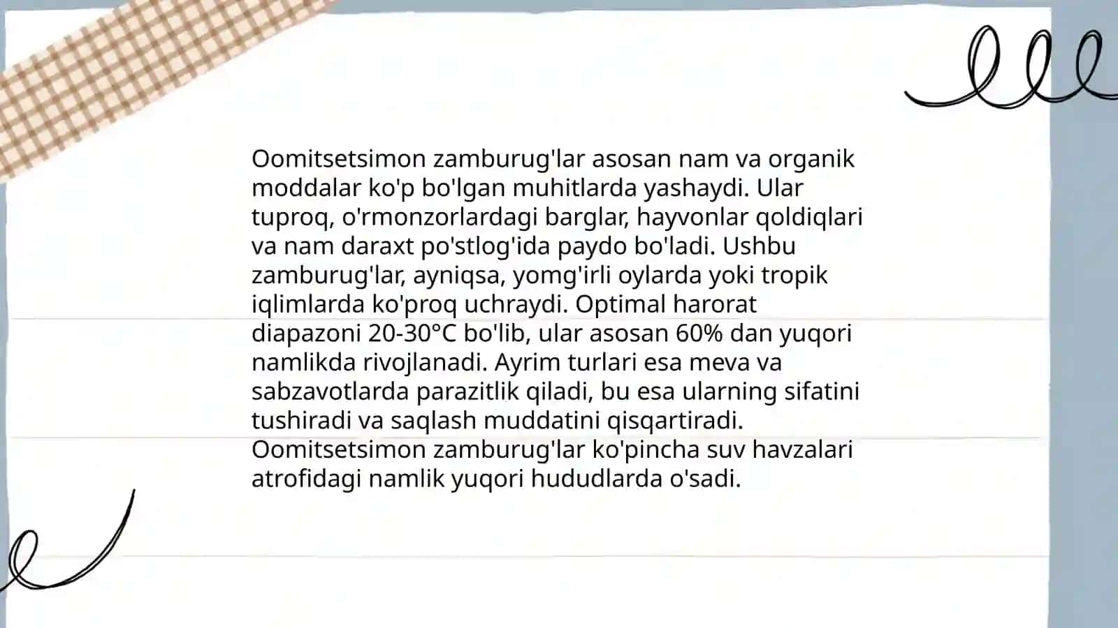 Oomitsetsimonlar sinfi 4