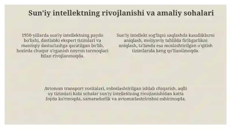 Sunʼiy Intellekt 4