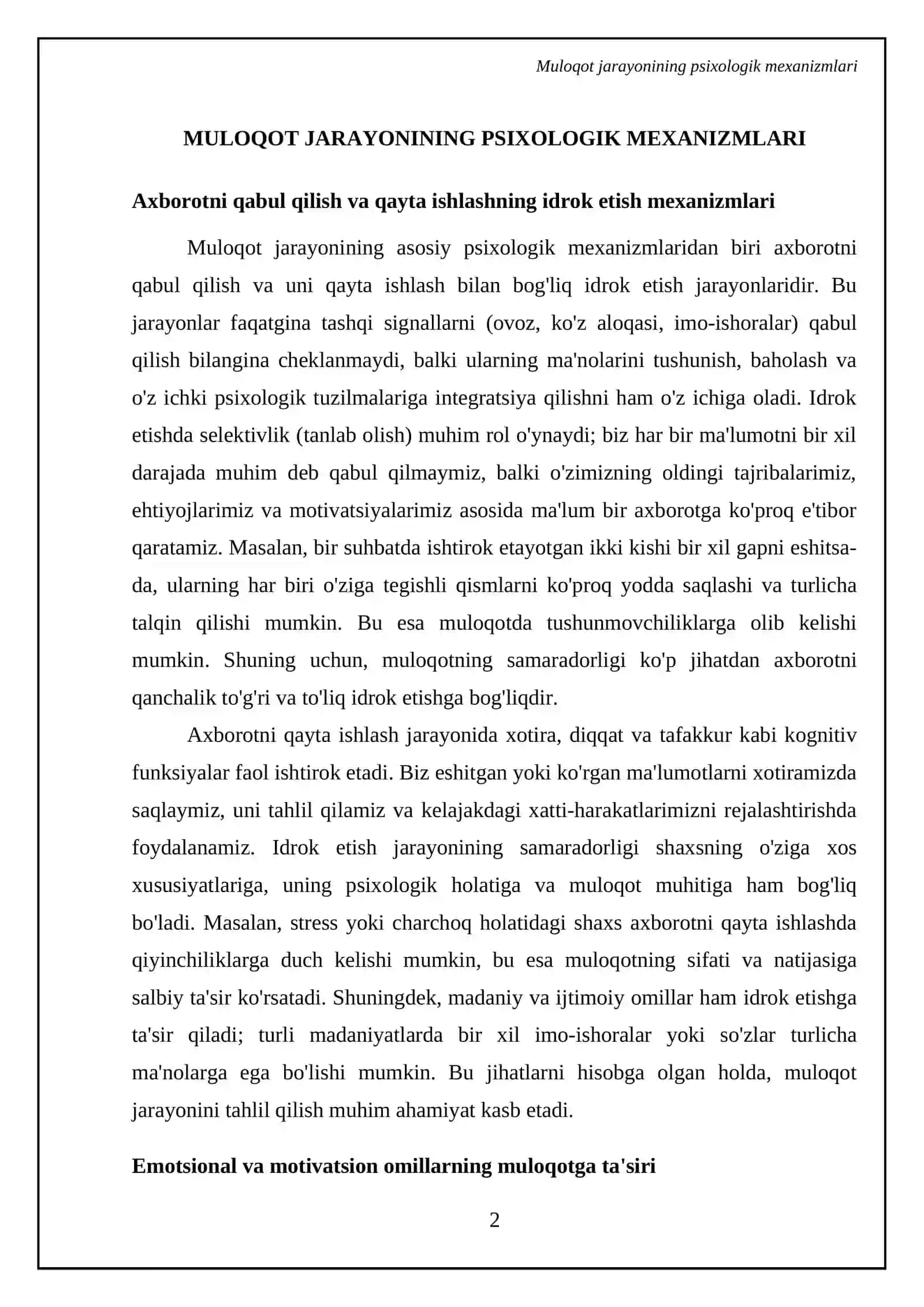 Muloqot psixologiyasi 4