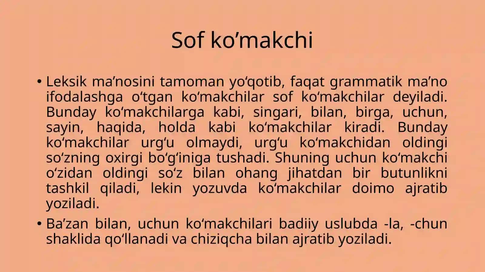 Yordamchi so'z turkumlari 4