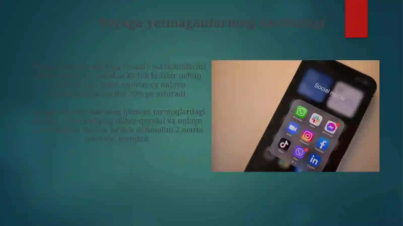 Ijtimoiy mediada taxdid va xavf-xatarlar 4
