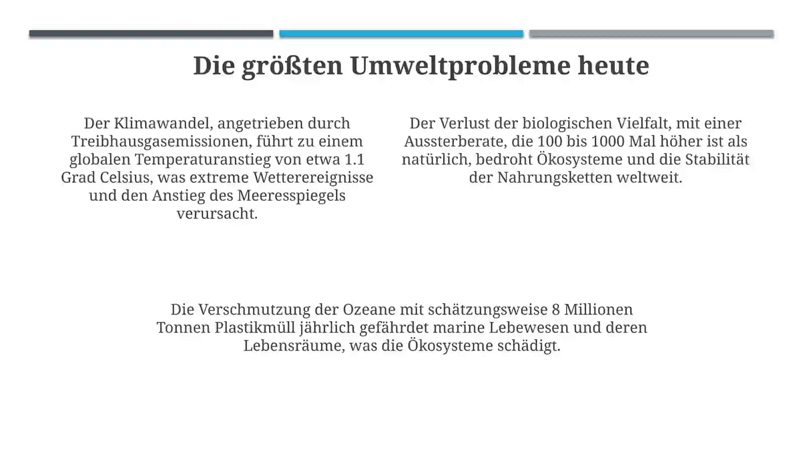 Die Umwelt schützen 4