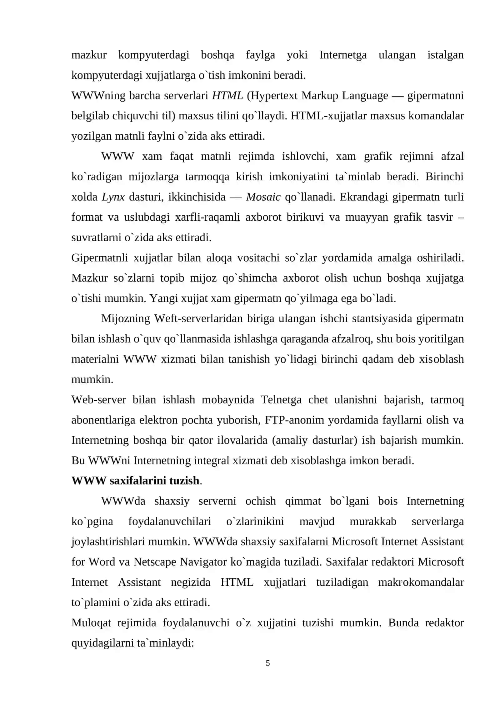 Internetning qidiruv tizimlari va undan foydalanish 4